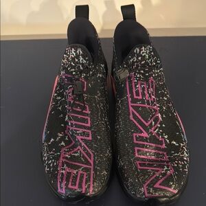 Nike Black and Pink Speckled Sneakers
